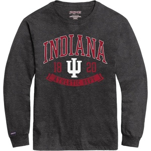 image:imageJanSport NCAA Officially Licensed Campus Long Sleeve T Shirt for Men Soft amp Breathable PreShrunk Cotton Crewneck T ShirtIndiana Hoosiers