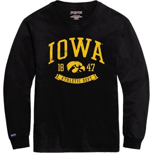 image:imageJanSport NCAA Officially Licensed Campus Long Sleeve T Shirt for Men Soft amp Breathable PreShrunk Cotton Crewneck T ShirtIowa Hawkeyes