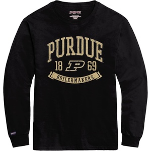 image:imageJanSport NCAA Officially Licensed Campus Long Sleeve T Shirt for Men Soft amp Breathable PreShrunk Cotton Crewneck T ShirtPurdue Boilermakers