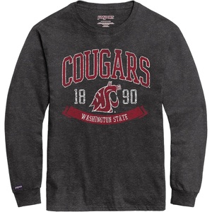 image:imageJanSport NCAA Officially Licensed Campus Long Sleeve T Shirt for Men Soft amp Breathable PreShrunk Cotton Crewneck T ShirtWashington State Cougars