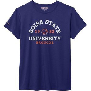 image:imageJanSport NCAA Officially Licensed Graduate Short Sleeve T Shirt for Women Soft amp Breathable CottonPolyester Blend Crewneck T Shirt with Graphic Detailing Everyday University Fan ApparelBoise State Broncos