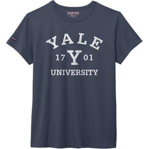 image:imageJanSport NCAA Officially Licensed Graduate Short Sleeve T Shirt for Women Soft amp Breathable CottonPolyester Blend Crewneck T Shirt with Graphic Detailing Everyday University Fan ApparelYale Bulldogs