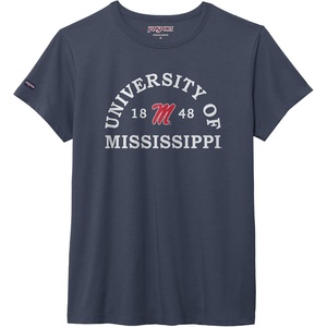 image:imageJanSport NCAA Officially Licensed Graduate Short Sleeve T Shirt for Women Soft amp Breathable CottonPolyester Blend Crewneck T Shirt with Graphic Detailing Everyday University Fan ApparelMississippi Old Miss Rebels