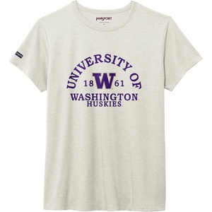 image:imageJanSport NCAA Officially Licensed Graduate Short Sleeve T Shirt for Women Soft amp Breathable CottonPolyester Blend Crewneck T Shirt with Graphic Detailing Everyday University Fan ApparelWashington Huskies