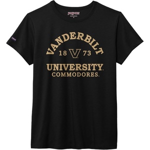 image:imageJanSport NCAA Officially Licensed Graduate Short Sleeve T Shirt for Women Soft amp Breathable CottonPolyester Blend Crewneck T Shirt with Graphic Detailing Everyday University Fan ApparelVanderbilt Commodores