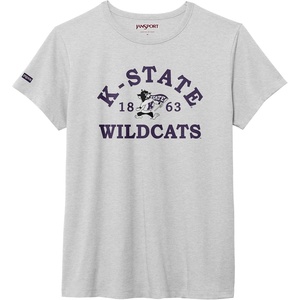 image:imageJanSport NCAA Officially Licensed Graduate Short Sleeve T Shirt for Women Soft amp Breathable CottonPolyester Blend Crewneck T Shirt with Graphic Detailing Everyday University Fan ApparelKansas State Wildcats