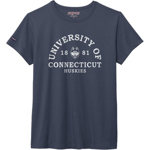 image:imageJanSport NCAA Officially Licensed Graduate Short Sleeve T Shirt for Women Soft amp Breathable CottonPolyester Blend Crewneck T Shirt with Graphic Detailing Everyday University Fan ApparelConnecticut Huskies
