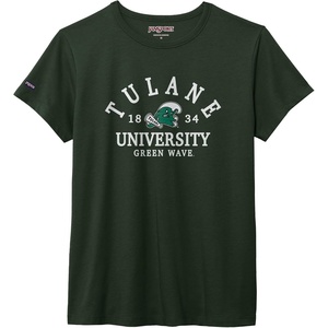 image:imageJanSport NCAA Officially Licensed Graduate Short Sleeve T Shirt for Women Soft amp Breathable CottonPolyester Blend Crewneck T Shirt with Graphic Detailing Everyday University Fan ApparelTulane Green Wave