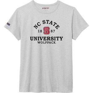 image:imageJanSport NCAA Officially Licensed Graduate Short Sleeve T Shirt for Women Soft amp Breathable CottonPolyester Blend Crewneck T Shirt with Graphic Detailing Everyday University Fan ApparelNorth Carolina State Wolfpack