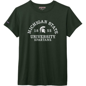 image:imageJanSport NCAA Officially Licensed Graduate Short Sleeve T Shirt for Women Soft amp Breathable CottonPolyester Blend Crewneck T Shirt with Graphic Detailing Everyday University Fan ApparelMichigan State Spartans