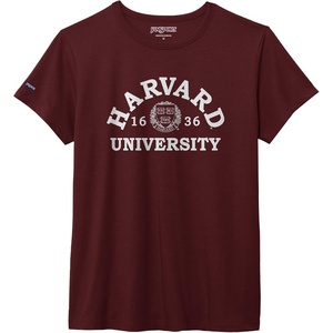image:imageJanSport NCAA Officially Licensed Graduate Short Sleeve T Shirt for Women Soft amp Breathable CottonPolyester Blend Crewneck T Shirt with Graphic Detailing Everyday University Fan ApparelHarvard Crimson