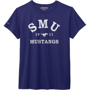 image:imageJanSport NCAA Officially Licensed Graduate Short Sleeve T Shirt for Women Soft amp Breathable CottonPolyester Blend Crewneck T Shirt with Graphic Detailing Everyday University Fan ApparelSMU Mustangs