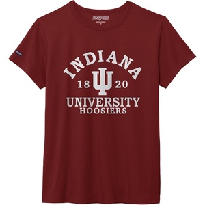 image:imageJanSport NCAA Officially Licensed Graduate Short Sleeve T Shirt for Women Soft amp Breathable CottonPolyester Blend Crewneck T Shirt with Graphic Detailing Everyday University Fan ApparelIndiana Hoosiers