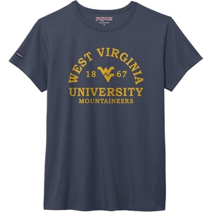 image:imageJanSport NCAA Officially Licensed Graduate Short Sleeve T Shirt for Women Soft amp Breathable CottonPolyester Blend Crewneck T Shirt with Graphic Detailing Everyday University Fan ApparelWest Virginia Mountaineers