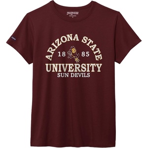 image:imageJanSport NCAA Officially Licensed Graduate Short Sleeve T Shirt for Women Soft amp Breathable CottonPolyester Blend Crewneck T Shirt with Graphic Detailing Everyday University Fan ApparelArizona State Sun Devils
