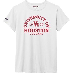 image:imageJanSport NCAA Officially Licensed Graduate Short Sleeve T Shirt for Women Soft amp Breathable CottonPolyester Blend Crewneck T Shirt with Graphic Detailing Everyday University Fan ApparelHouston Cougars