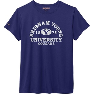 image:imageJanSport NCAA Officially Licensed Graduate Short Sleeve T Shirt for Women Soft amp Breathable CottonPolyester Blend Crewneck T Shirt with Graphic Detailing Everyday University Fan ApparelBYU Cougars