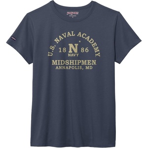 image:imageJanSport NCAA Officially Licensed Graduate Short Sleeve T Shirt for Women Soft amp Breathable CottonPolyester Blend Crewneck T Shirt with Graphic Detailing Everyday University Fan ApparelNavy Midshipmen