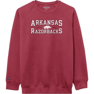 image:imageJanSport NCAA Officially Licensed Rival Crew Sweatshirt Long Sleeve Graphic Pullover for Men Women CottonPolyester BlendArkansas Razorbacks