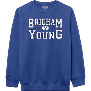 image:imageJanSport NCAA Officially Licensed Rival Crew Sweatshirt Long Sleeve Graphic Pullover for Men Women CottonPolyester BlendBYU Cougars