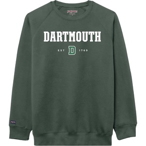 image:imageJanSport NCAA Officially Licensed Rival Crew Sweatshirt Long Sleeve Graphic Pullover for Men Women CottonPolyester BlendDartmouth Big Green