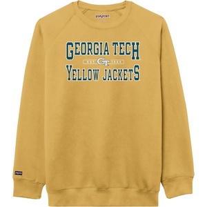 image:imageJanSport NCAA Officially Licensed Rival Crew Sweatshirt Long Sleeve Graphic Pullover for Men Women CottonPolyester BlendGeorgia Tech Yellow Jackets