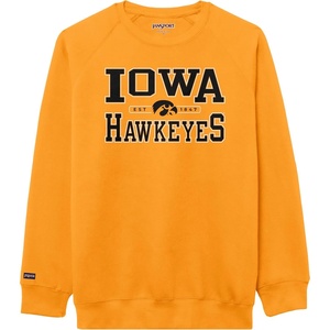 image:imageJanSport NCAA Officially Licensed Rival Crew Sweatshirt Long Sleeve Graphic Pullover for Men Women CottonPolyester BlendIowa Hawkeyes