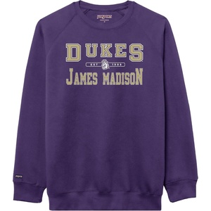 image:imageJanSport NCAA Officially Licensed Rival Crew Sweatshirt Long Sleeve Graphic Pullover for Men Women CottonPolyester BlendJames Madison Dukes