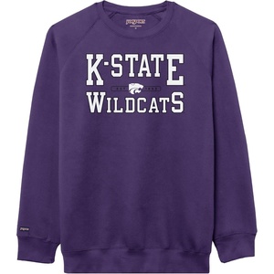 image:imageJanSport NCAA Officially Licensed Rival Crew Sweatshirt Long Sleeve Graphic Pullover for Men Women CottonPolyester BlendKansas State Wildcats