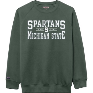 image:imageJanSport NCAA Officially Licensed Rival Crew Sweatshirt Long Sleeve Graphic Pullover for Men Women CottonPolyester BlendMichigan State Spartans