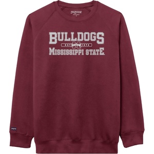 image:imageJanSport NCAA Officially Licensed Rival Crew Sweatshirt Long Sleeve Graphic Pullover for Men Women CottonPolyester BlendMississippi State Bulldogs