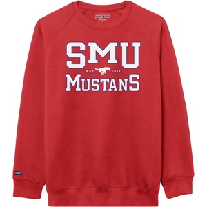 image:imageJanSport NCAA Officially Licensed Rival Crew Sweatshirt Long Sleeve Graphic Pullover for Men Women CottonPolyester BlendSMU Mustangs