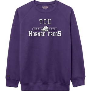 image:imageJanSport NCAA Officially Licensed Rival Crew Sweatshirt Long Sleeve Graphic Pullover for Men Women CottonPolyester BlendTCU Horned Frogs