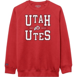 image:imageJanSport NCAA Officially Licensed Rival Crew Sweatshirt Long Sleeve Graphic Pullover for Men Women CottonPolyester BlendUtah Utes