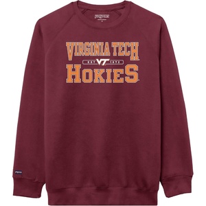 image:imageJanSport NCAA Officially Licensed Rival Crew Sweatshirt Long Sleeve Graphic Pullover for Men Women CottonPolyester BlendVirginia Tech Hokies