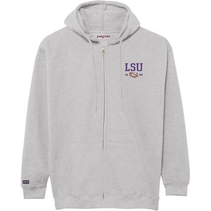 image:imageJanSport NCAA Officially Licensed Rival Full Zip Hoodie Long Sleeve Unisex Sweatshirt DoubleLayered Fleece HoodLSU Tigers