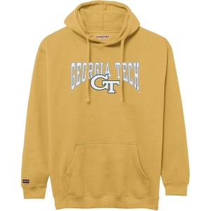 image:imageJanSport NCAA Officially Licensed Rival Hoodie Long Sleeve Unisex Sweatshirt CottonPolyester Blend DoubleLayered HoodGeorgia Tech Yellow Jackets
