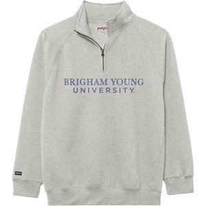 image:imageJanSport NCAA Officially Licensed Rival Quarter Zip Sweatshirt Long Sleeve Unisex CottonPolyester Blend StandUp CollarBYU Cougars