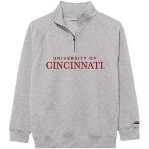 image:imageJanSport NCAA Officially Licensed Rival Quarter Zip Sweatshirt Long Sleeve Unisex CottonPolyester Blend StandUp CollarCincinnati Bearcats