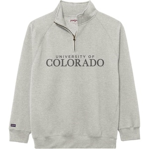 image:imageJanSport NCAA Officially Licensed Rival Quarter Zip Sweatshirt Long Sleeve Unisex CottonPolyester Blend StandUp CollarColorado Buffaloes