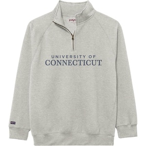 image:imageJanSport NCAA Officially Licensed Rival Quarter Zip Sweatshirt Long Sleeve Unisex CottonPolyester Blend StandUp CollarConnecticut Huskies