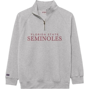 image:imageJanSport NCAA Officially Licensed Rival Quarter Zip Sweatshirt Long Sleeve Unisex CottonPolyester Blend StandUp CollarFlorida State Seminoles