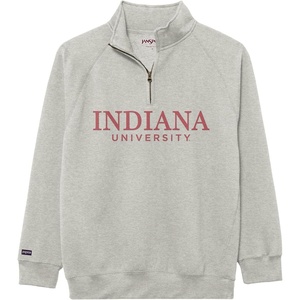 image:imageJanSport NCAA Officially Licensed Rival Quarter Zip Sweatshirt Long Sleeve Unisex CottonPolyester Blend StandUp CollarIndiana Hoosiers