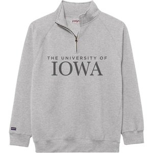 image:imageJanSport NCAA Officially Licensed Rival Quarter Zip Sweatshirt Long Sleeve Unisex CottonPolyester Blend StandUp CollarIowa Hawkeyes