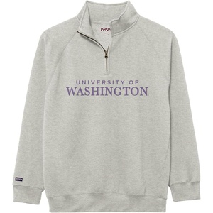 image:imageJanSport NCAA Officially Licensed Rival Quarter Zip Sweatshirt Long Sleeve Unisex CottonPolyester Blend StandUp CollarWashington Huskies