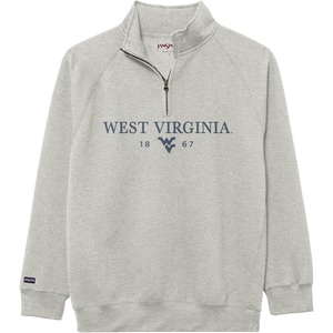 image:imageJanSport NCAA Officially Licensed Rival Quarter Zip Sweatshirt Long Sleeve Unisex CottonPolyester Blend StandUp CollarWest Virginia Mountaineers