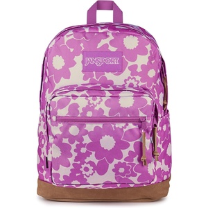 image:imageJanSport Right Pack Backpack  Durable Daypack with Padded 15 Laptop Sleeve Spacious Main Compartment amp Integrated Water Bottle Pocket  Moon FlowerBlossom Bae Pink