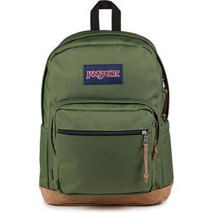 image:imageJanSport Right Pack Backpack  Durable Daypack with Padded 15 Laptop Sleeve Spacious Main Compartment amp Integrated Water Bottle Pocket  Moon FlowerCargo Green