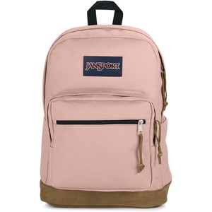 image:imageJanSport Right Pack Backpack  Durable Daypack with Padded 15 Laptop Sleeve Spacious Main Compartment amp Integrated Water Bottle Pocket  Moon FlowerMisty Rose