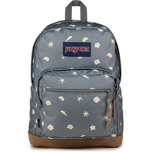 image:imageJanSport Right Pack Backpack  Durable Daypack with Padded 15 Laptop Sleeve Spacious Main Compartment amp Integrated Water Bottle Pocket  Moon FlowerShell Yes Grey